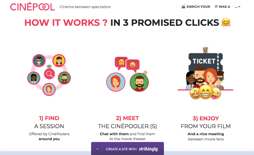 an infographic on a website promoting an app an infographic on a website promoting an app